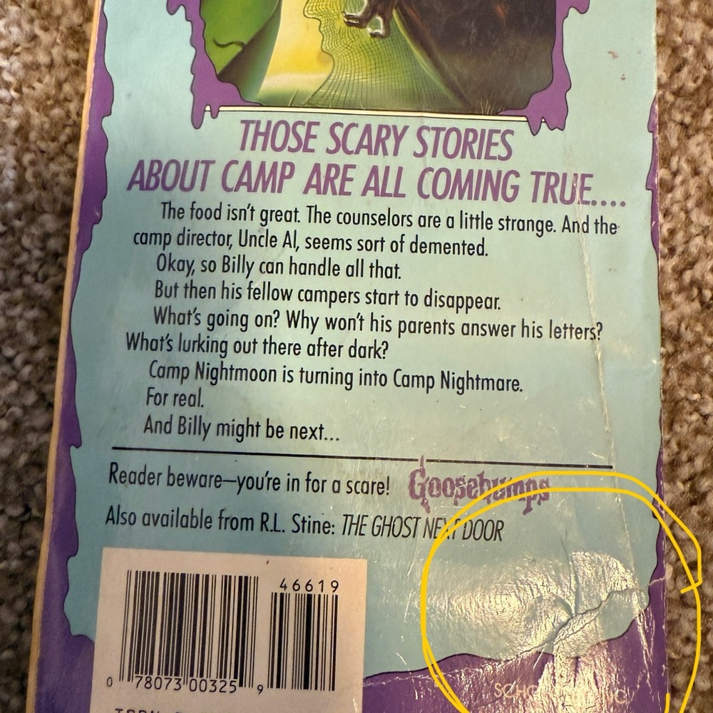 2 Books goosebumps ‘welcome to camp nightmare’ & ‘the curse of the mummy’s tomb’ - Picture 3 of 14